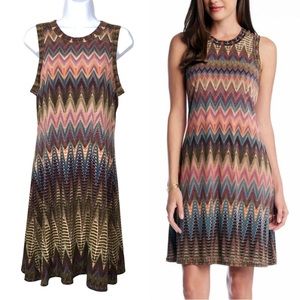 Karen Kane | Chevron Zig Zag Sleeveless Tank Dress